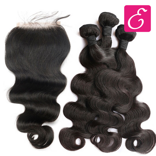 Body Wave Bundle Deal with Closure - ExtenCity Hair 