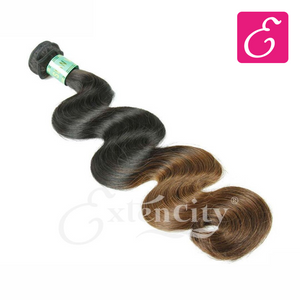 Ombre Brown 1B/4 - Body Wave Human Hair Weft - ExtenCity Hair 