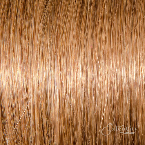 Light Golden Brown (#12) Human Hair 10 Piece Clip-ins - ExtenCity Hair 