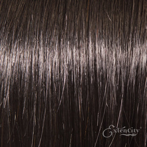 Natural Black (#1b) Human Hair 10 Piece Clip-ins - ExtenCity Hair 