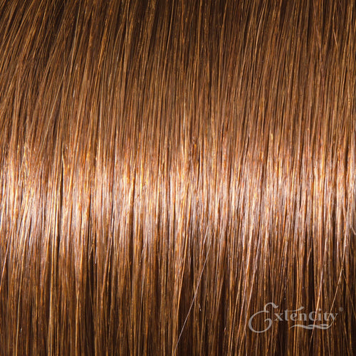 Chestnut Brown (#6) Human Hair 10 Piece Clip-ins - ExtenCity Hair 