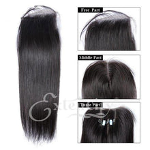Load image into Gallery viewer, 4x4 Straight Freestyle Part Closure - ExtenCity Hair 