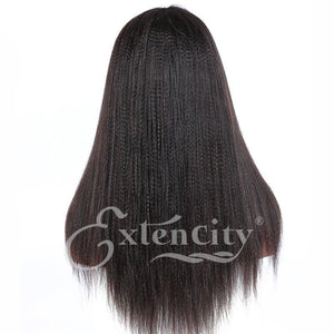 Kinky Straight Glueless Lace Wig - ExtenCity Hair 