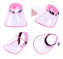 Load image into Gallery viewer, Pink Protective Face Shield - ExtenCity Hair 